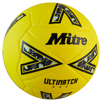 Mitre Ultimatch One Match Football - Yellow